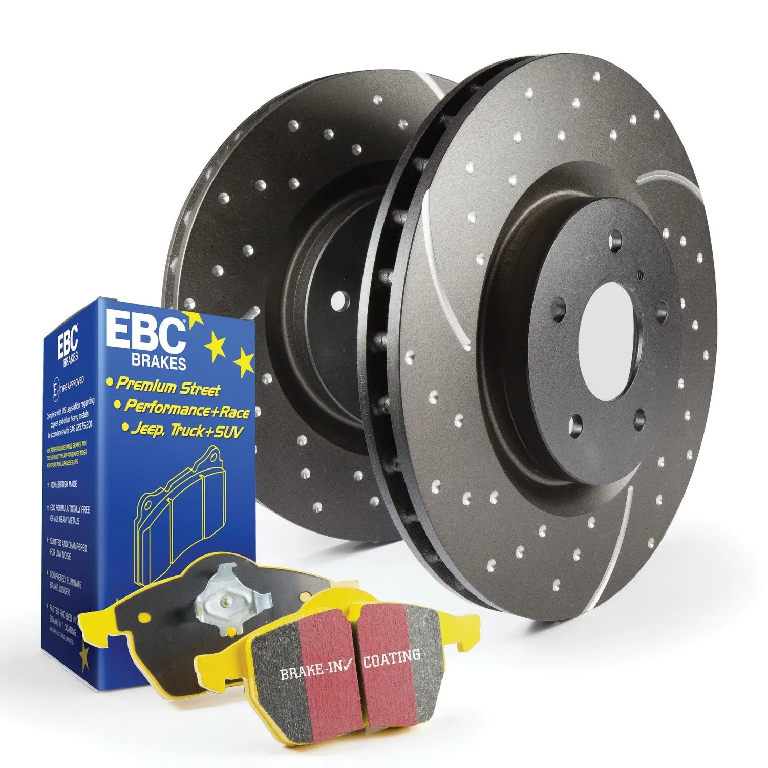 EBC Brakes S5KF1031 S5 Kits Yellowstuff And GD Rotors;