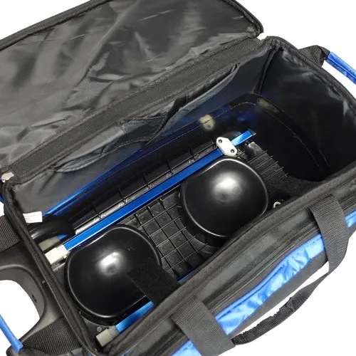 ELITE Deluxe Double Roller Bowling Bag Royal