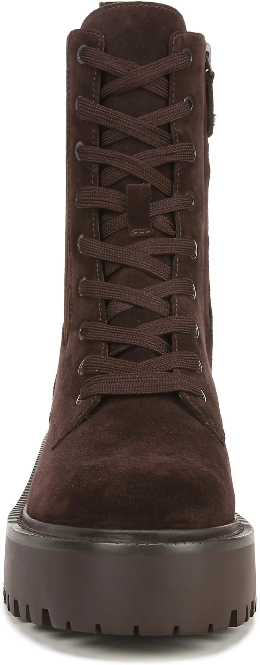 Evina Sam Edelman Lace-Up Boots, Chocolate