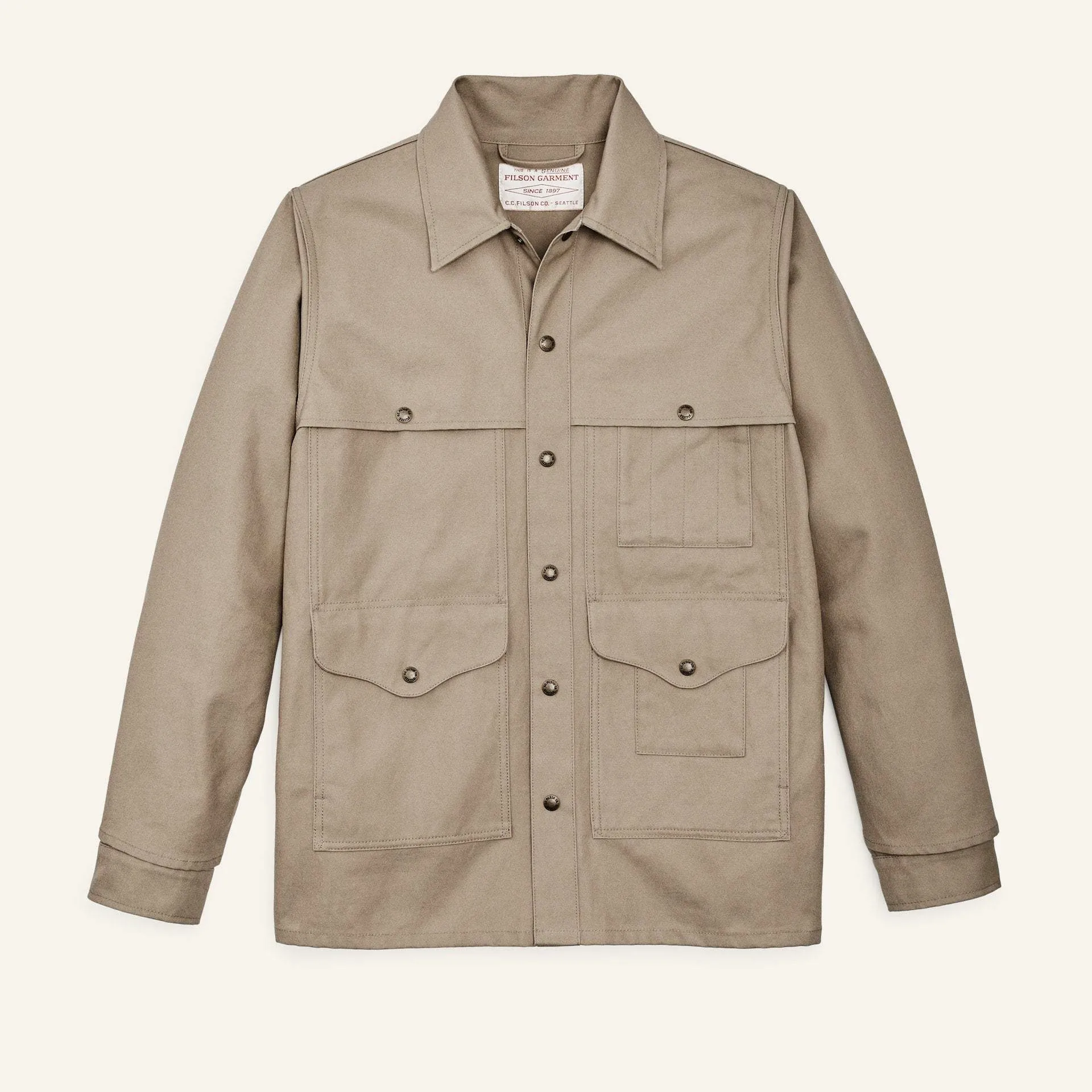 Filson Jakki - Dry Tin Cruiser - Gray Khaki