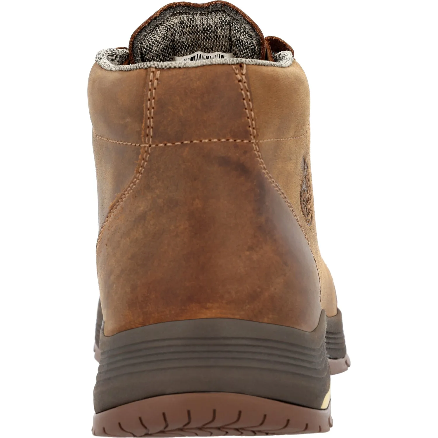 Georgia Mens Athens Superlyte WP Wallabe Brown Leather Work Boots