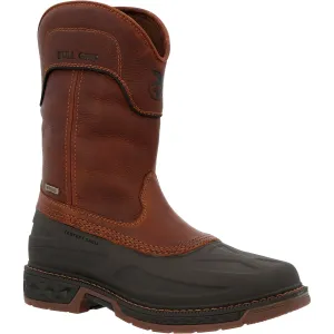 Georgia Mens Carbo-Tec LTR WP ST Brown Leather Work Boots