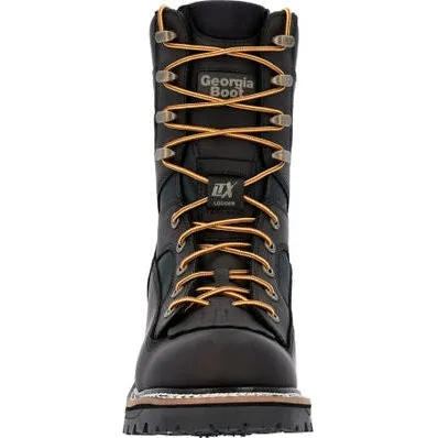 Georgia Men's Ltx Logger 9" Soft Toe WP Work Boot -Black- GB00618