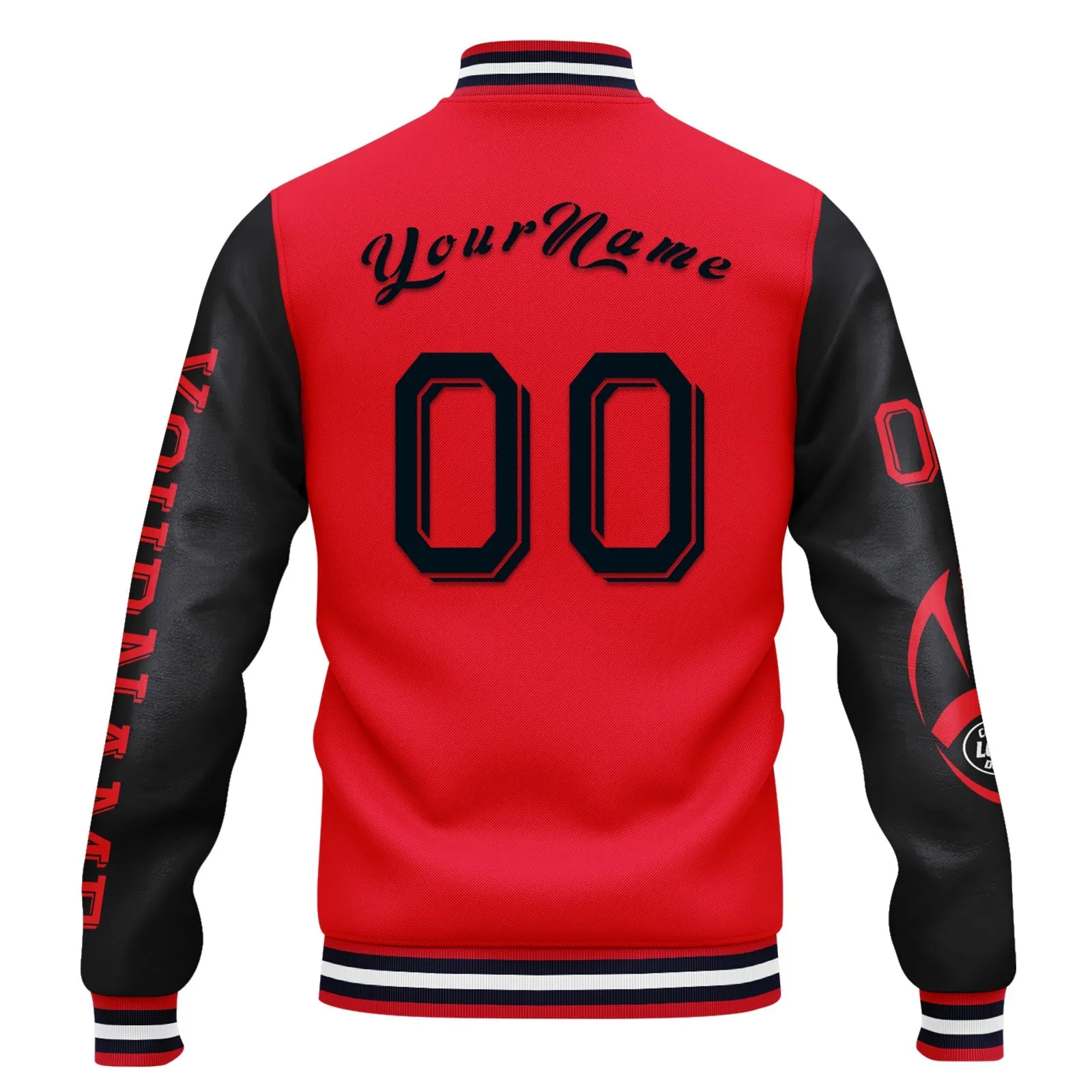 Gift Ideas,Custom Red Blue Houston Jacket and Sports Shoes Combo Offer Personalized Combo ZH-D020294-12