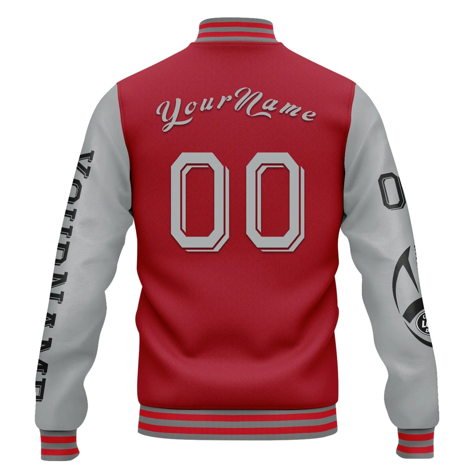 Gift Ideas,Custom Red Gray Black Atlanta Jacket and Sports Shoes Combo Offer Personalized Combo ZH-D020294-3