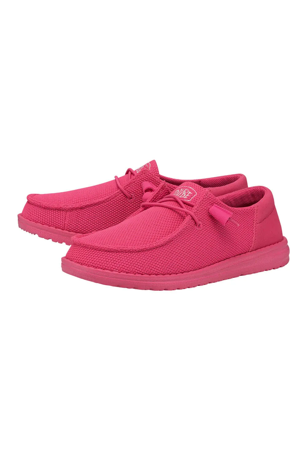 HEYDUDE Women’s Wendy Funk Mono Shoes in Electric Pink | 40065-6QQ