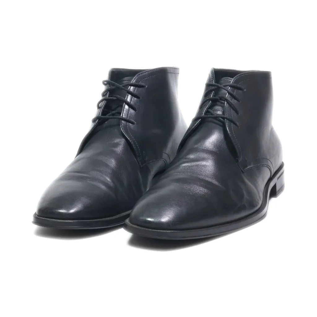 Hugo Boss Formal Boots Leather Black Colour For Men