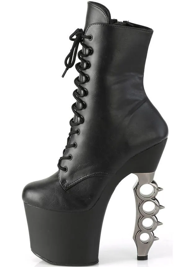 IRONGRIP-1020 [Black] | PLATFORM BOOTS [PREORDER]