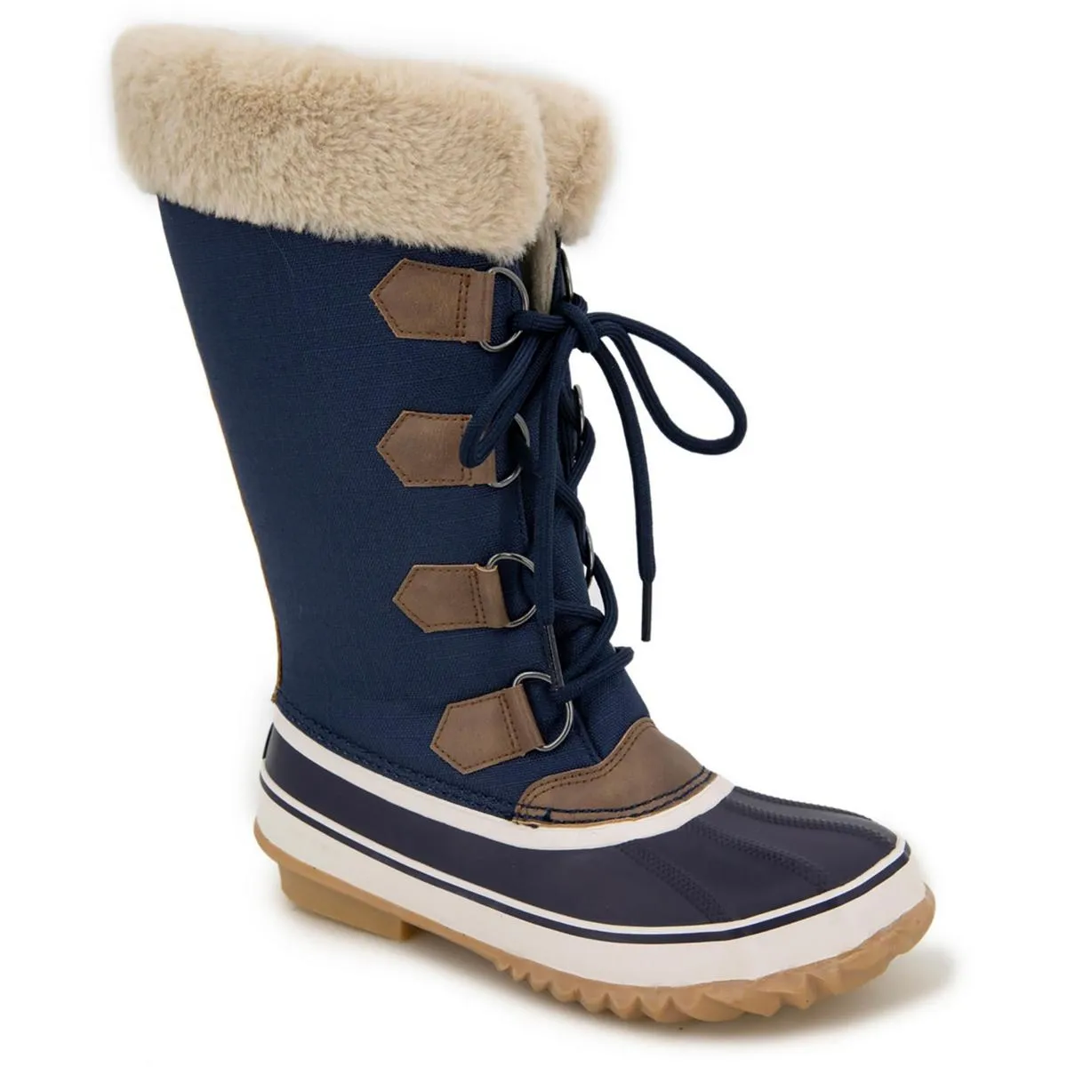 JBU by Jambu Womens Stormgate Faux Fur Lined Duck Toe Winter & Snow Boots