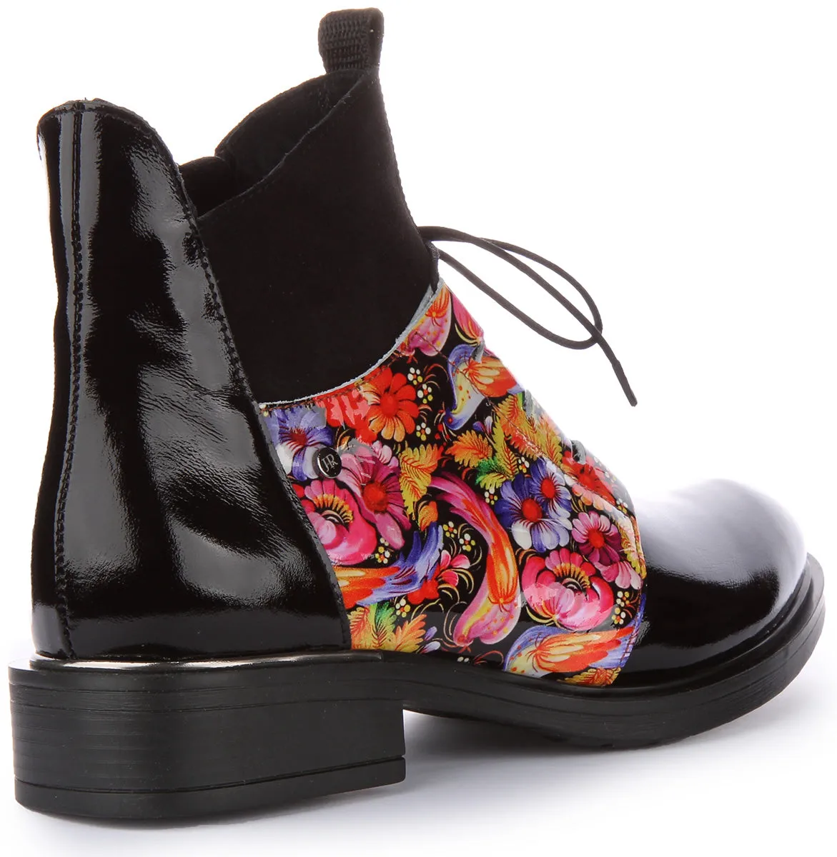 Justinreess England Mylah In Black Flower For Women