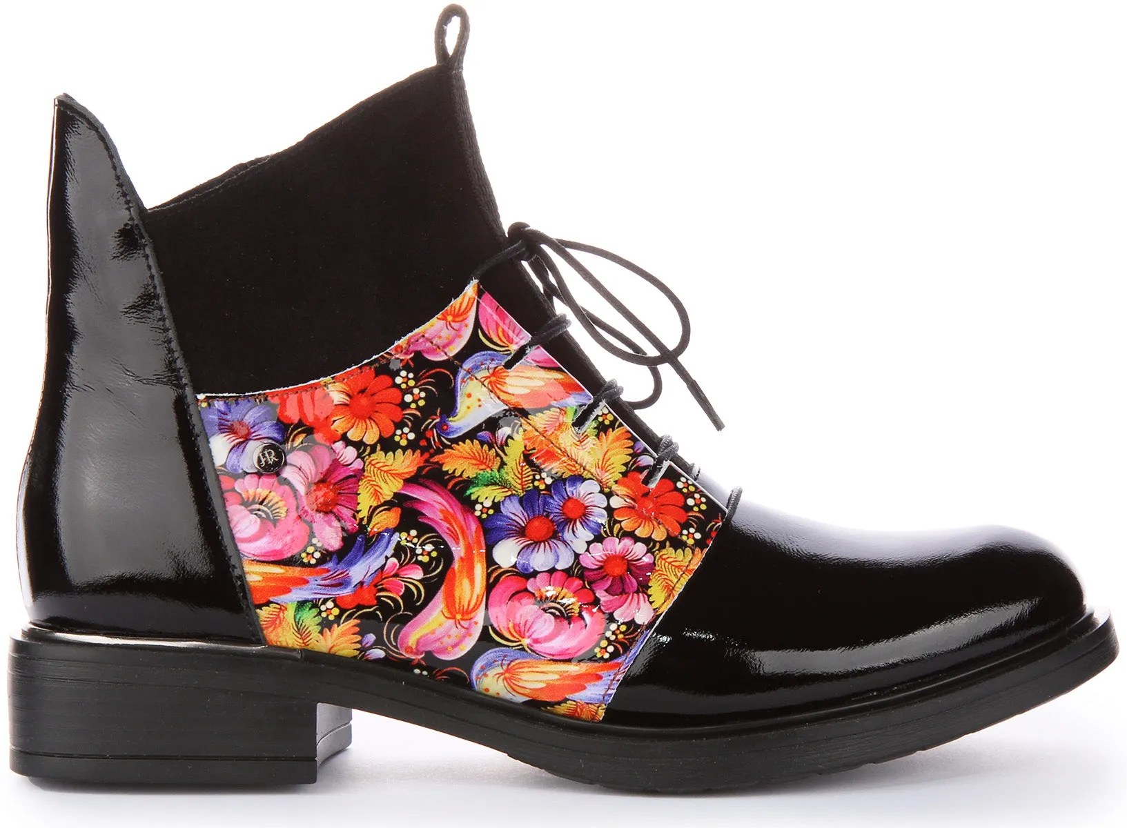 Justinreess England Mylah In Black Flower For Women