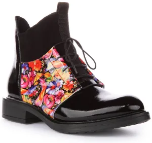 Justinreess England Mylah In Black Flower For Women