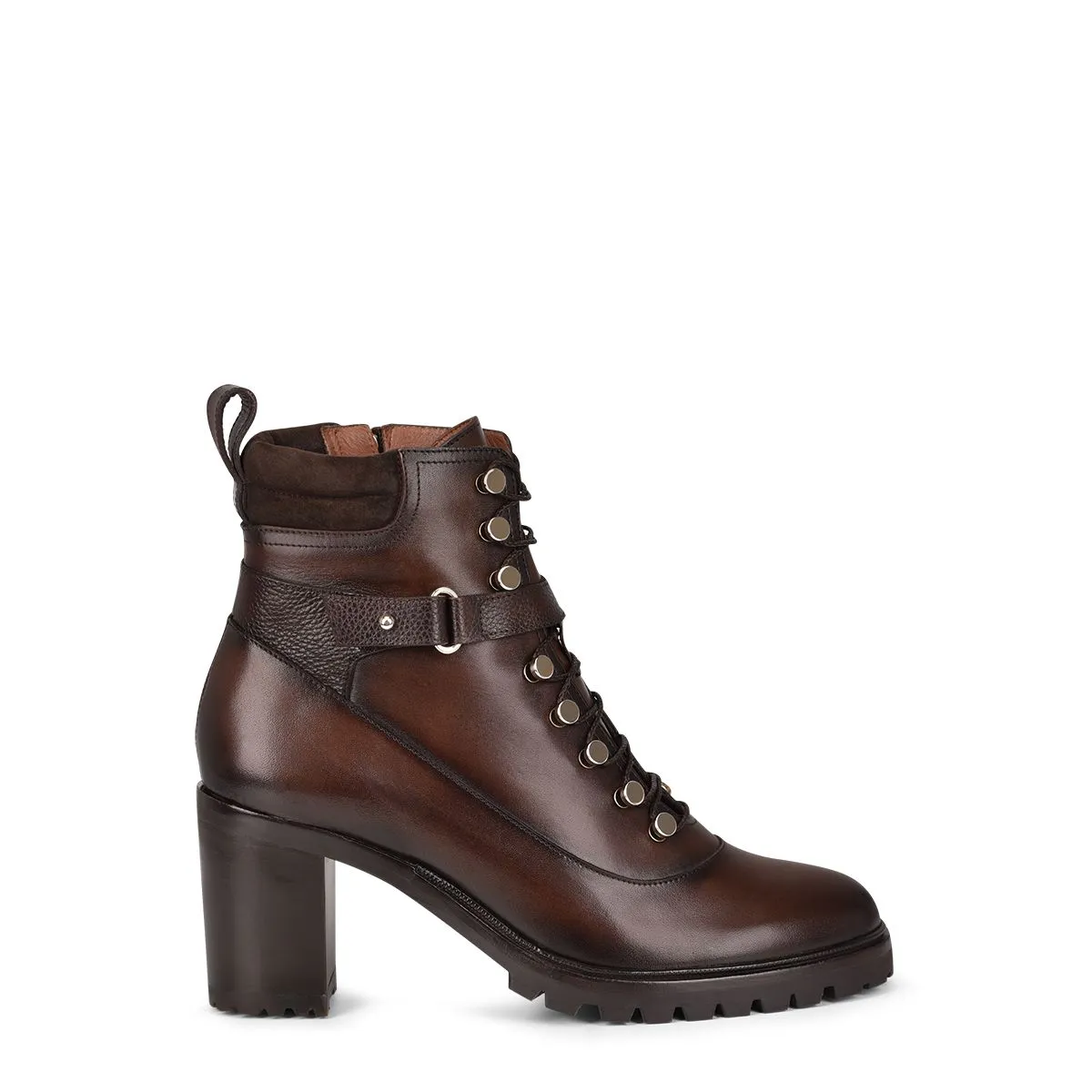 K33TSRS - Franco Cuadra brown casual fashion leather ankle boots for women