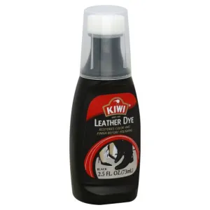 KIWI - Black Leather Dye - 2.5 oz. (73 ml)