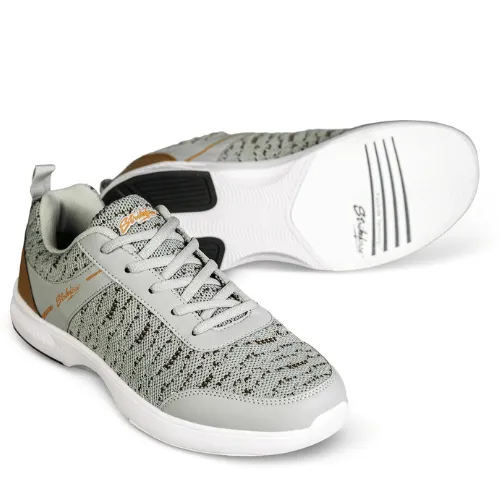 KR Strikeforce Flyer Mesh Lite Grey/Tan Men Athletic Bowling Shoes