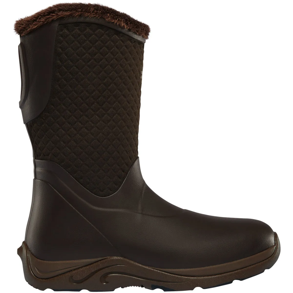 Lacrosse Women's Alpha Cozy 10" Soft Toe WP Rubber Boot - Brown - 656111