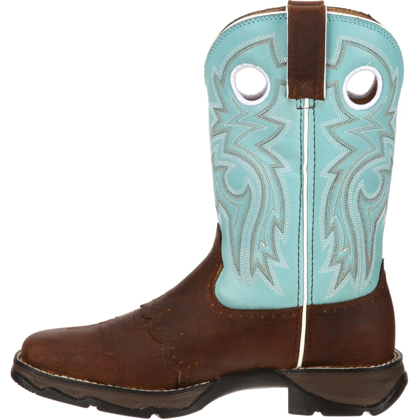 Lady Rebelâ by DurangoÂ Womens Powder n Lace Saddle Western Boot