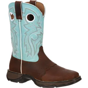 Lady Rebelâ by DurangoÂ Womens Powder n Lace Saddle Western Boot