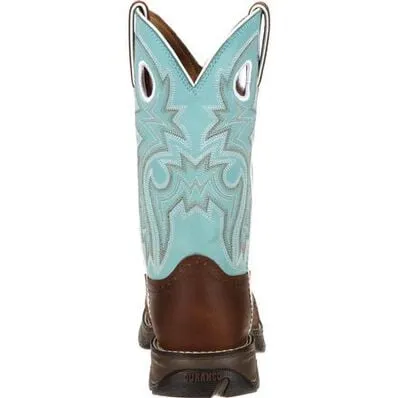 Lady Rebelâ by DurangoÂ Womens Powder n Lace Saddle Western Boot