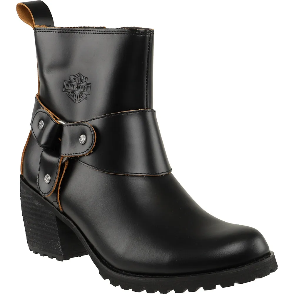 Lalanne Round Toe Motorcycle Zippered Boots