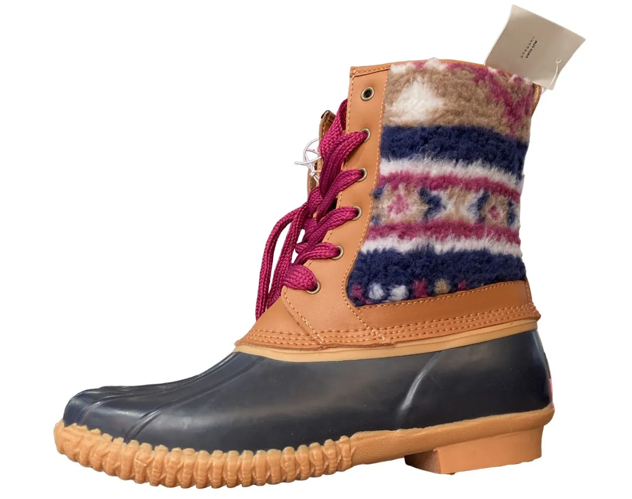 Lands' End Women's Sherpa Lined Duck Winter Boot.