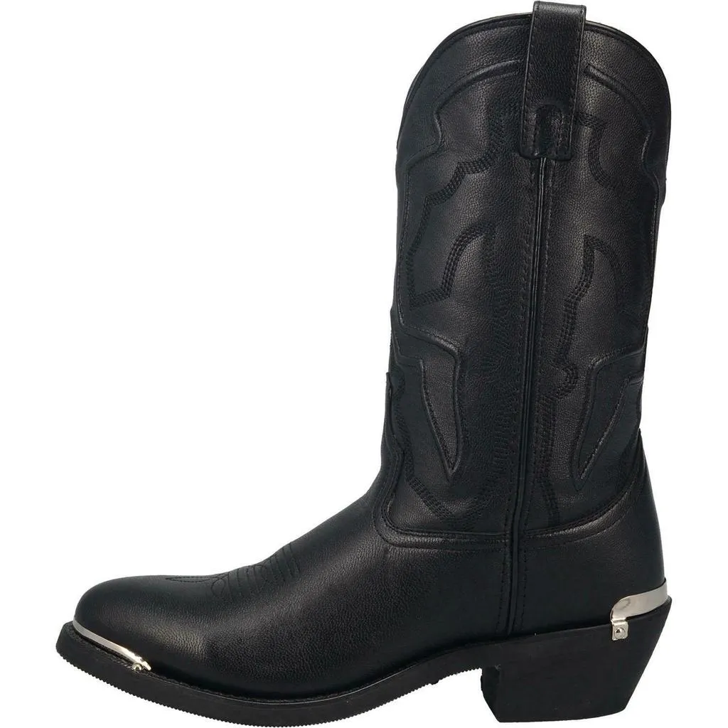 'Laredo' Men's 12" Atlas Western Round Toe - Black