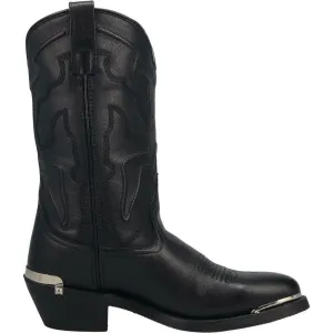 'Laredo' Men's 12" Atlas Western Round Toe - Black