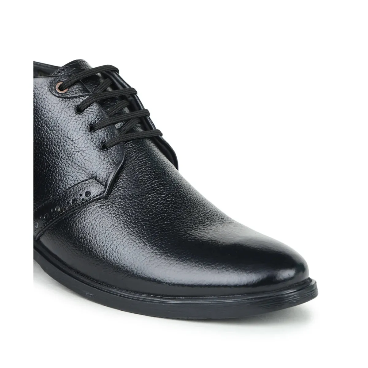 Leather Chukka Boots B 091 | Lace-Up High Ankle Shoes