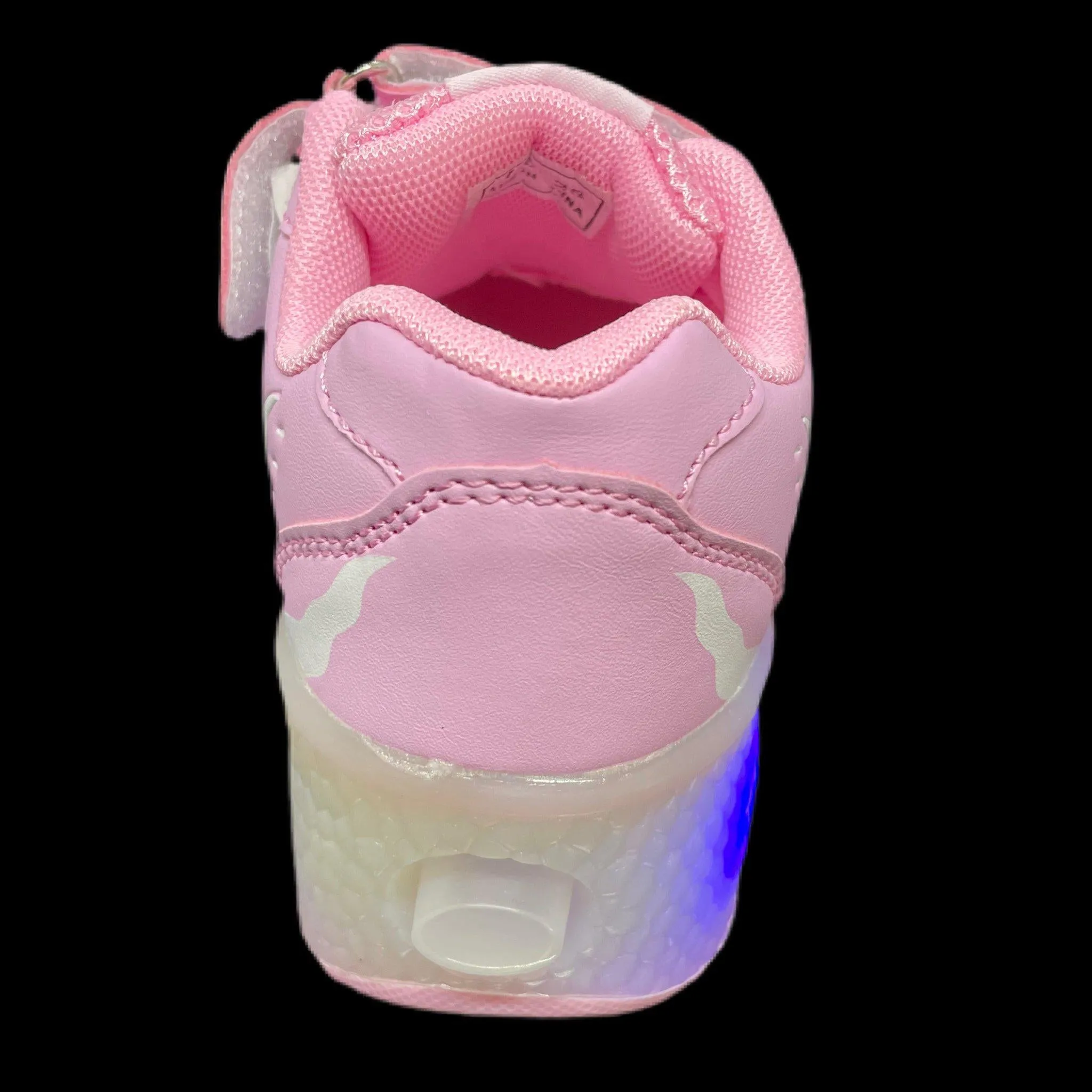 Led Roller Shoes For Kids 1 or 2 Wheel Options - Pink  | Led Light Roller Heel Wheel Shoes