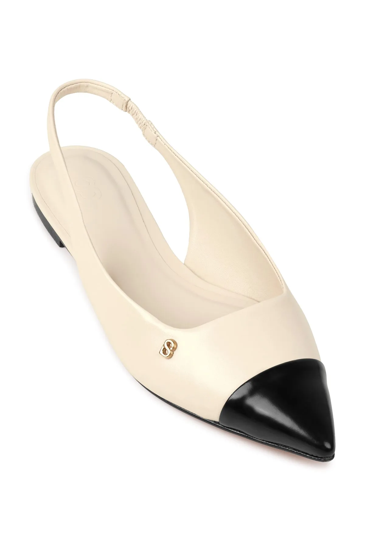 Lena Slingback Shoes - Sand