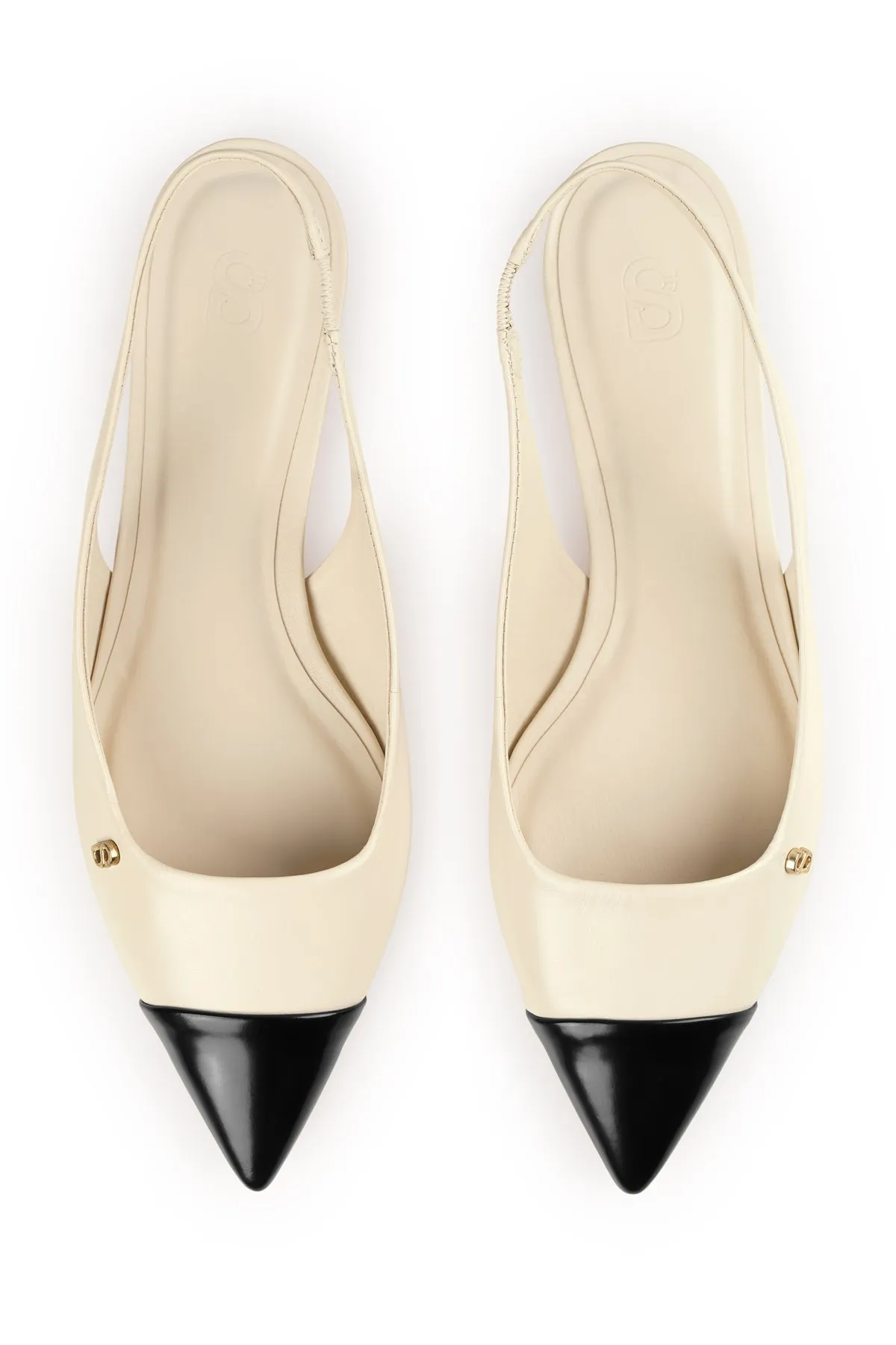 Lena Slingback Shoes - Sand