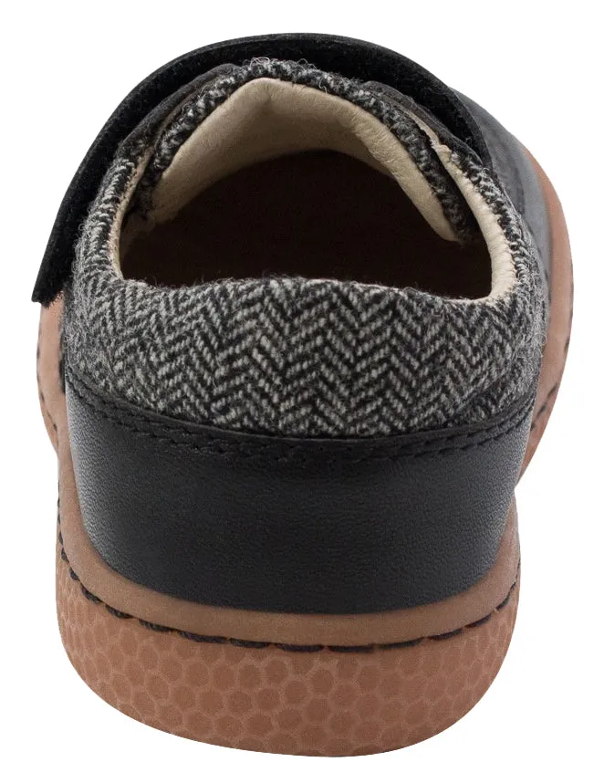 Livie & Luca Boy's Maverick Sneakers, Black Herringbone