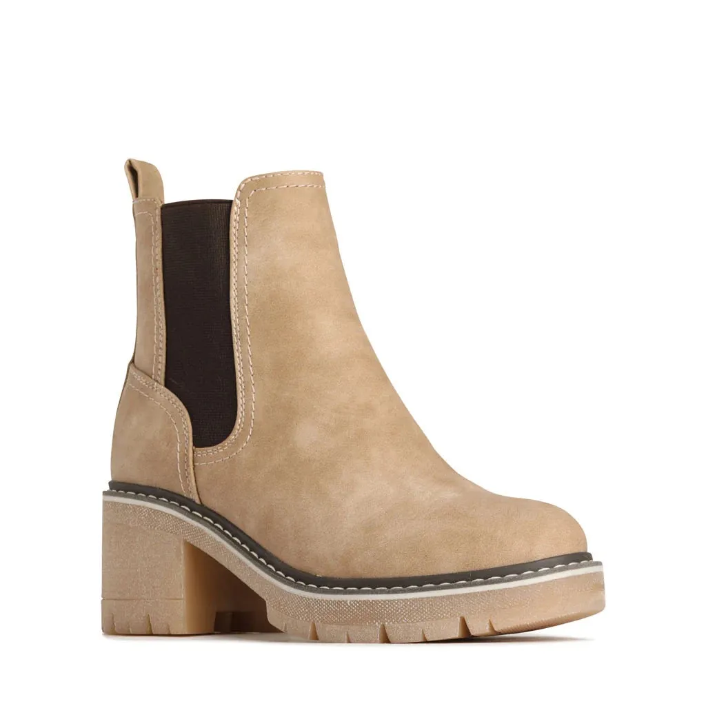 Madeline Ankle Boots Taupe (SALE)