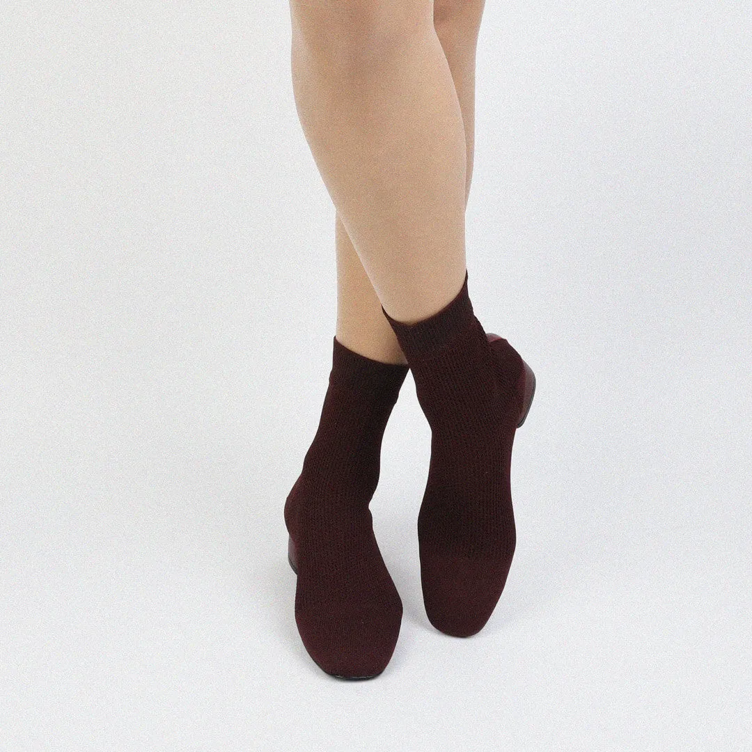 MEDIAS - knitted sock ankle boots