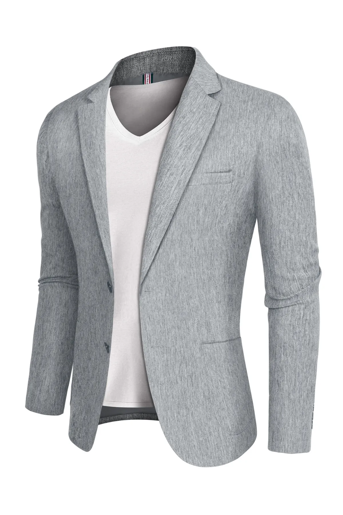 Men's Blazer Jacket Slim Fit Two Buttons Casual Sports Coats Notched Lapel Suit Jacket Tops