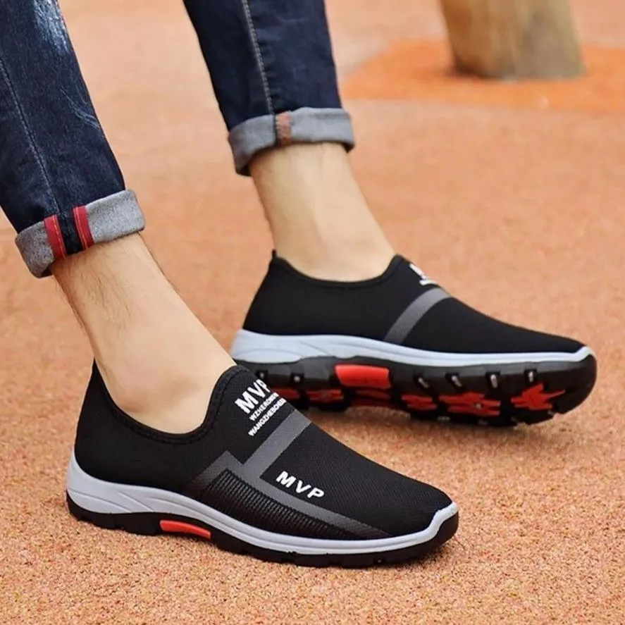 Men's Casual Shoes Mesh Lightweight Sneakers 2021 Fashion Walking Breathable Slip-on Loafers