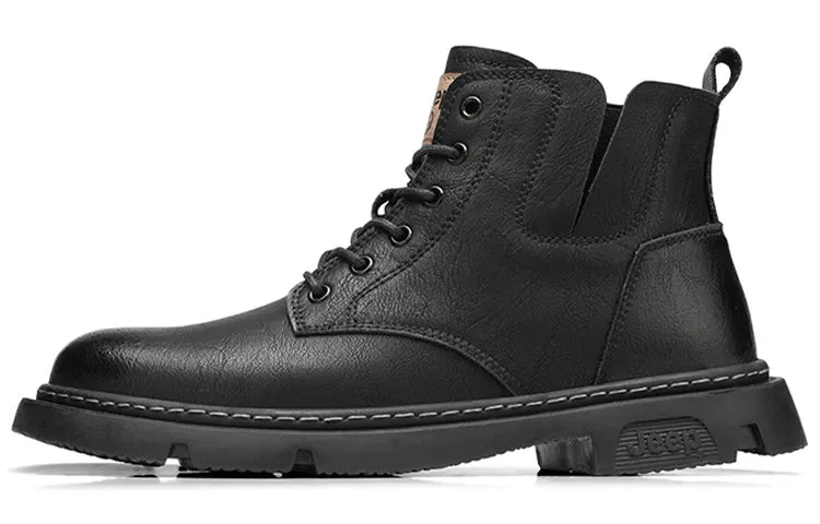 Men's Jeep Martin boots, black