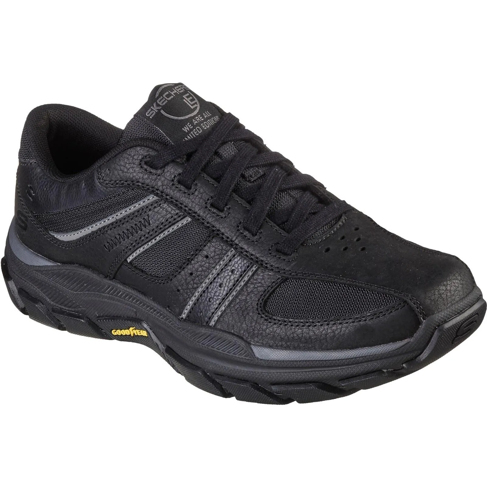 Men's Wide Fit Skechers 204330 Respected Lace Up Sneakers