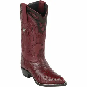 Men's Wild West Ostrich Skin J Toe Boot 2990306