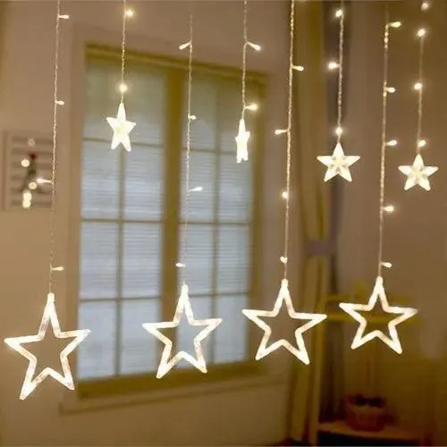 MR037 LED moon star curtain lamp, Ramadan Decoration  LED