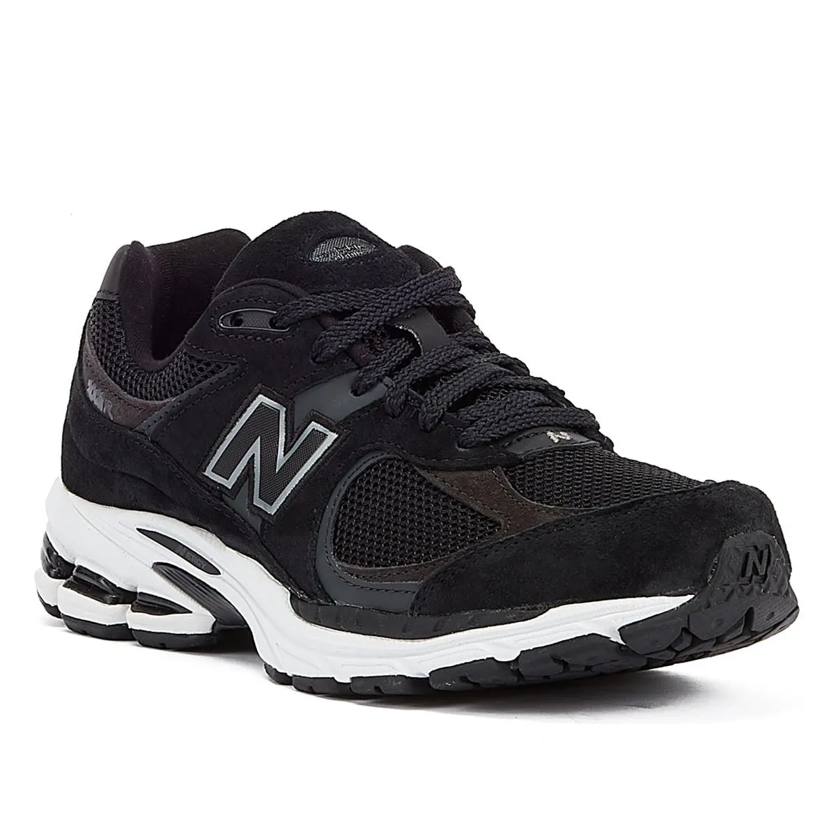 New Balance 2002 Suede Black Trainers