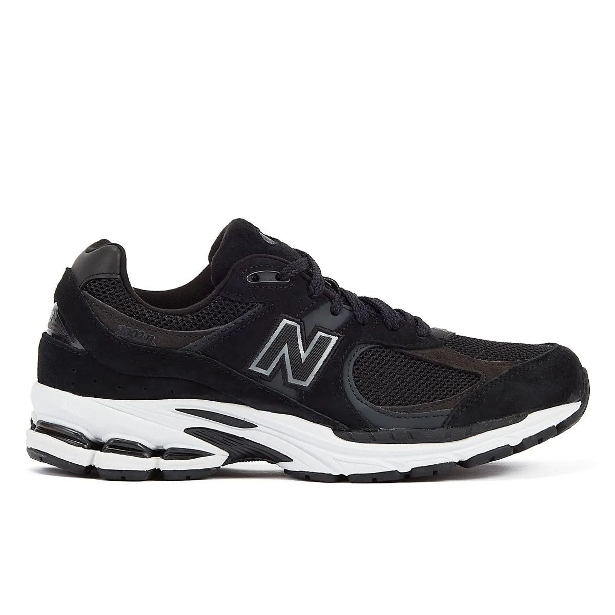 New Balance 2002 Suede Black Trainers