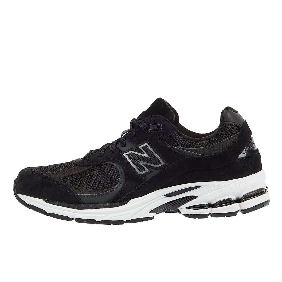 New Balance 2002 Suede Black Trainers