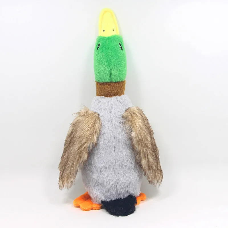 New Pet Toy Plush Sounding Duck Dog Toy 28cm Simulation Wild Duck Pet Supplies