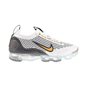 Nike Air VaporMax 2021 Flyknit Men's Shoes White-Kumquat-Black