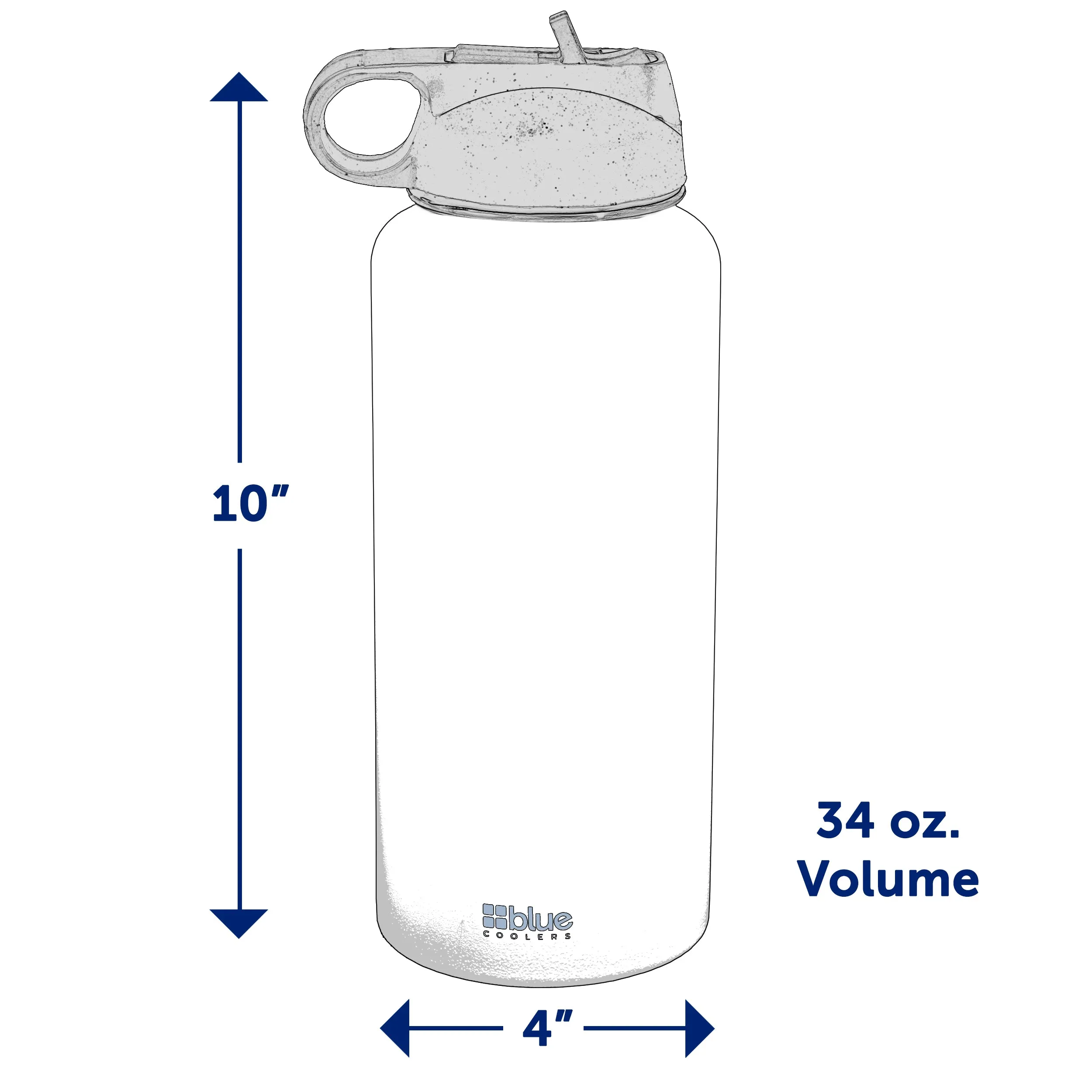 NTPC Customized - 32 oz. Steel Double-wall Vacuum Insulated Flask (Flip Top Lid)