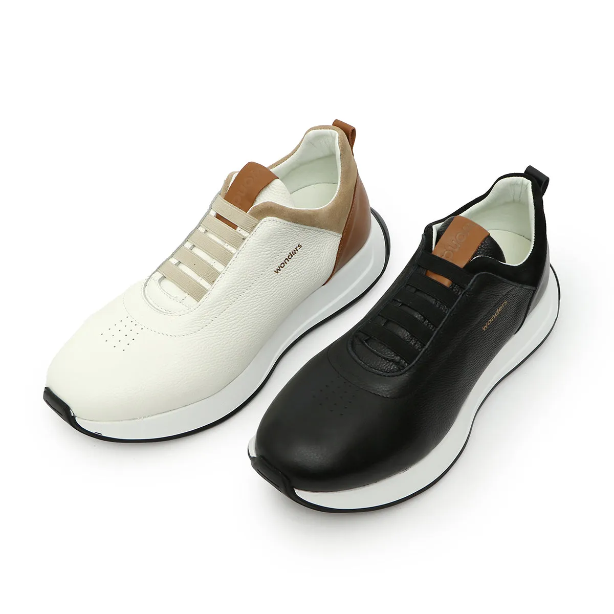 Pablo Homme Black Soft Walking Sneakers