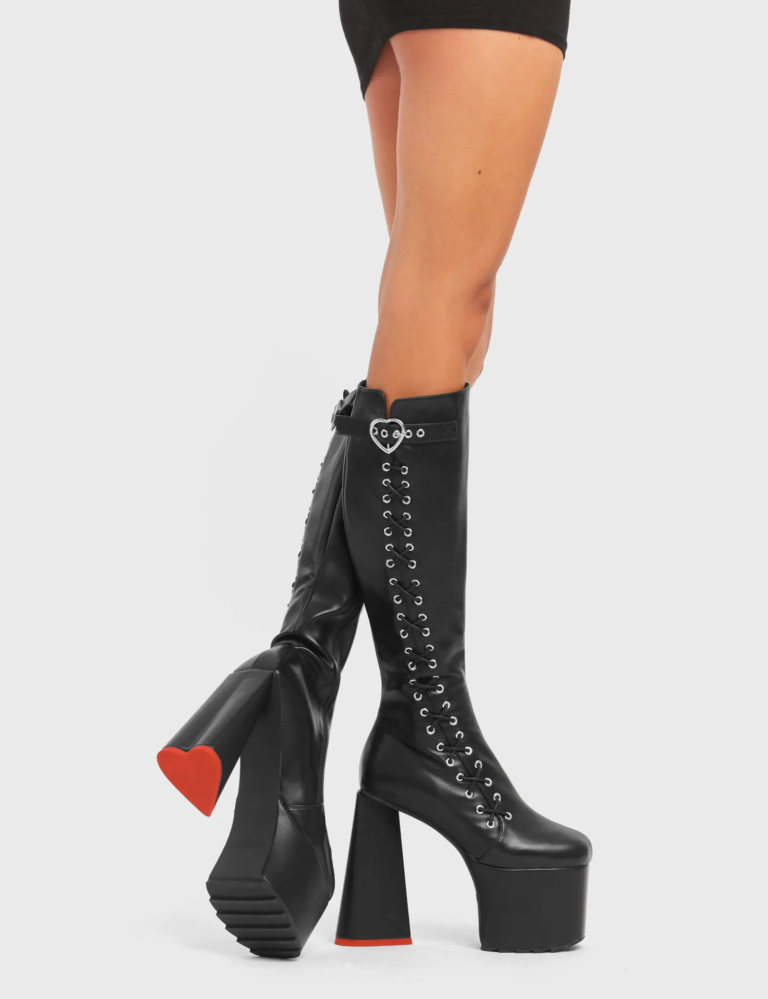 Passion Platform Knee High Boots