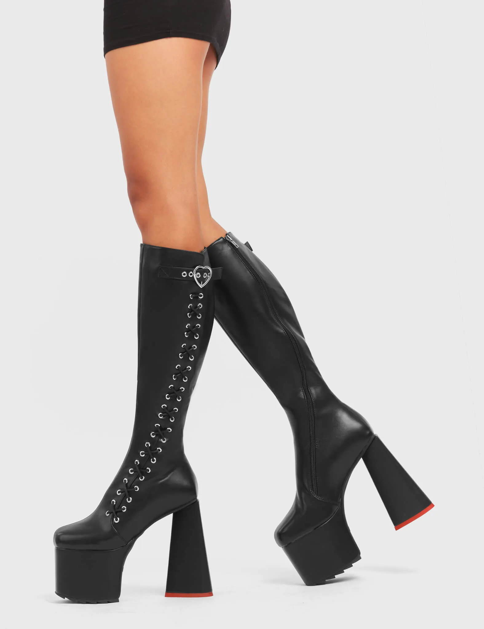 Passion Platform Knee High Boots