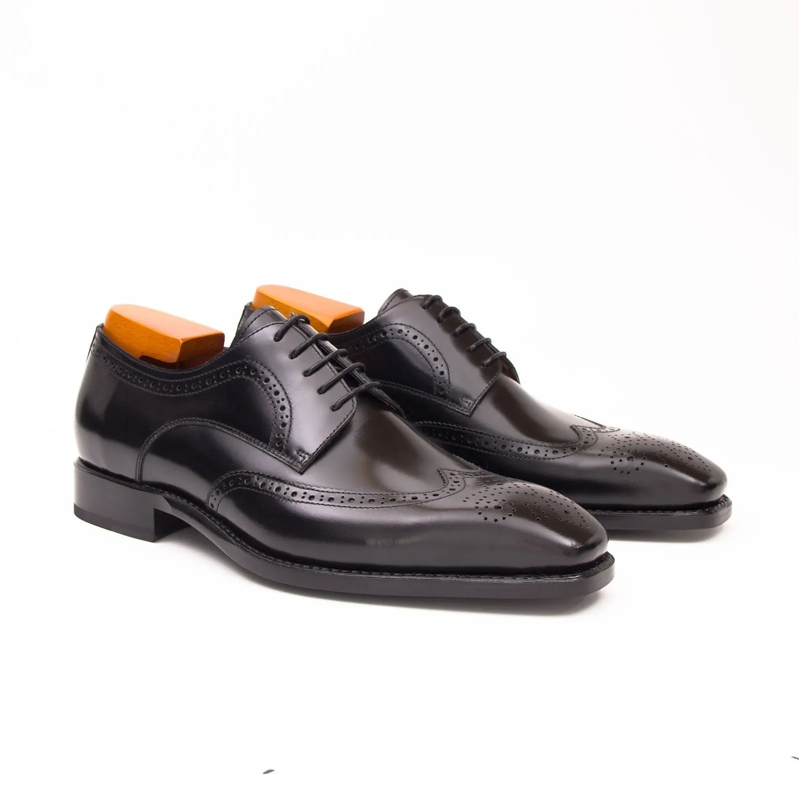 Patent leather goodyear welt dress shoes Black